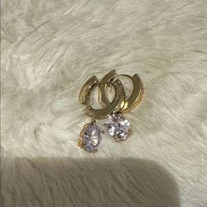 Crystal Dangling Earrings